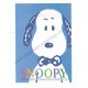 Conjunto de Papel de Carta Snoopy Antigo Blue Peanuts Japan