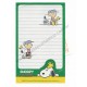 Conjunto de Papel de Carta Peanuts Antigo CVD Japan