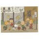 Conjunto de Papel de Carta Snoopy Antigo On the Street Peanuts Japan