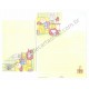 Conjunto de Papel de Carta Snoopy & Charlie Brown Reading Antigo Peanuts Hallmark