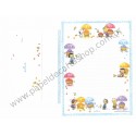 Conjunto de Papel de Carta Snoopy & Friends Antigo Peanuts Hallmark