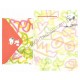 Conjunto de Papel de Carta Snoopy Colors Antigo Peanuts japan