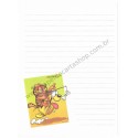 Papel de Carta Garfield Run Baby Run - Paws