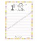 Papel de Carta Garfield Fan Notes - Paws