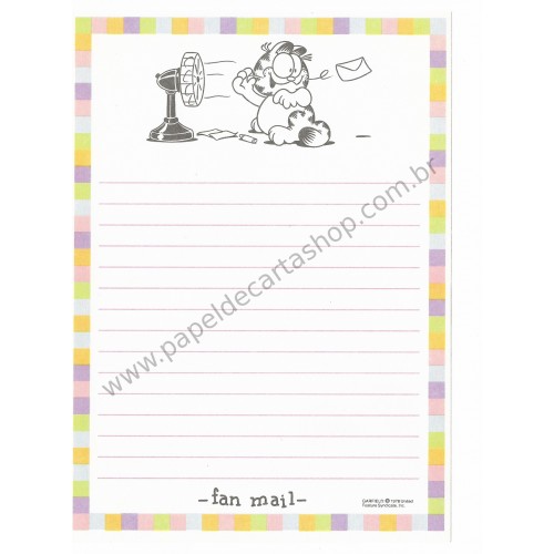 Papel de Carta Garfield Fan Notes - Paws