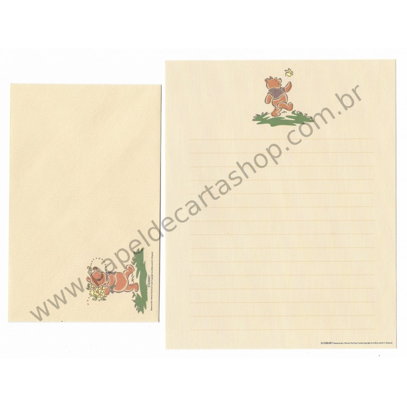 Conjunto de Papel de Carta Disney Winnie The Pooh Works 