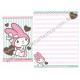 Ano 2014. Kit 4 Conjuntos de Papel de Carta My Melody A Sweet Smile Sanrio