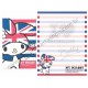 Ano 2011. Kit 4 Conjuntos de Papel de Carta My Melody Pretty CAZ Sanrio