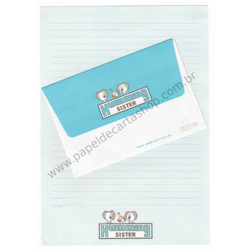 Conjunto de Papel de Carta Antigo Humming Sister CAZ Tokyo Queen Japan