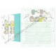 Conjunto de Papel de Carta Antigo Banzai Midori Japan