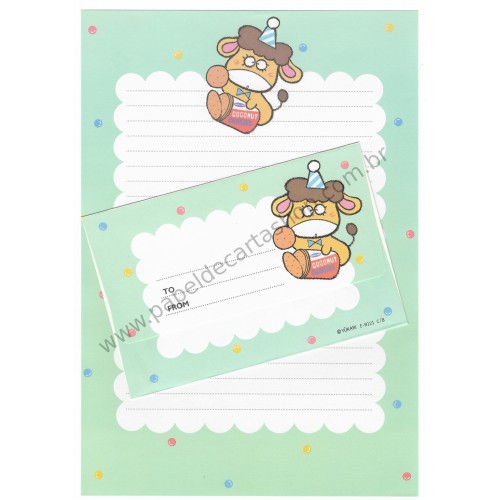 Conjunto de Papel de Carta Antigo Caramel Boy CVD Yükari Japan