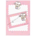 Conjunto de Papel de Carta Antigo Caramel Boy CRS Yükari Japan