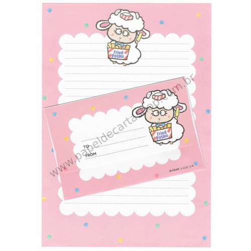 Conjunto de Papel de Carta Antigo Caramel Boy CRS Yükari Japan