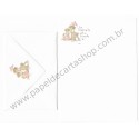 Conjunto de Papel de Carta Antigo Importado - American Greetings