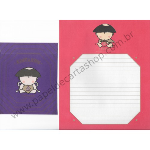 Capa & Conjunto de Papel de Carta Antigo Kintakun Japan