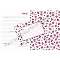 Conjunto de Papel de Carta Straw Berry Artbox Korea