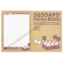 Papel de Carta Fresh Eggs Artbox Korea