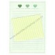 Conjunto de Papel de Carta Antigo Heart CVD Japan