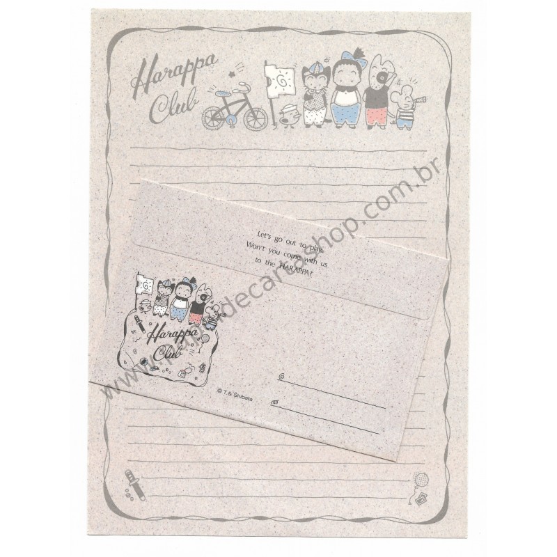 Conjunto de Papel de Carta Antigo Harappa Club G1 Japan