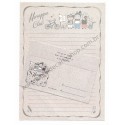 Conjunto de Papel de Carta Antigo Harappa Club G1 Japan