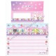 Ano 2011. Conjunto de Papel de Carta Jewelpet Dupla Sanrio