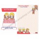 Ano 2011. Kit 4 Conjuntos de Papel de Carta P&J World of Friendship Sanrio