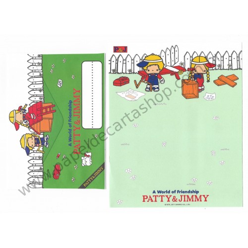 Ano 2011. Kit 4 Conjuntos de Papel de Carta P&J World of Friendship Sanrio