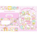 Ano 2016. Conjunto de Papel de Carta Sanrio Characters Enjoying Fun Days Together