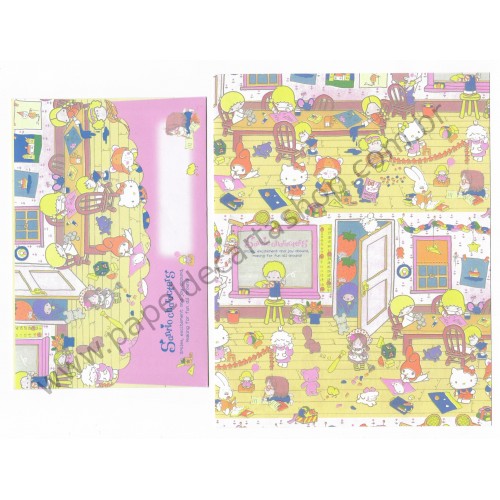 Ano 2016 Conjunto de Papel de Carta Sanrio Characters Fun All Around 1