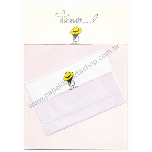 Conjunto de Papel de Carta Antigo CRS Japan