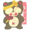 Conjunto de Papel de Carta Antigo BEAR Japan