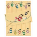 Conjunto de Papel de Carta Antigo Bichinhos Midori Japan