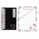 Ano 2008. Conjunto de Papel de Carta Hello Kitty Angel Silver - Sanrio