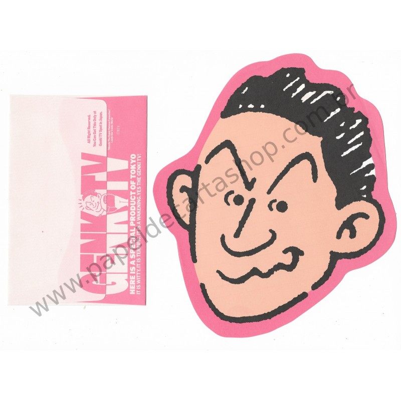 Conjunto de Papel de Carta Antigo Genki TV CRS NTV Japan