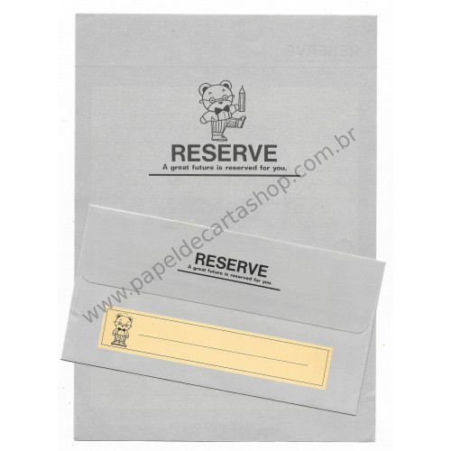 Conjunto de Papel de Carta Antigo (Vintage) Reserve - Japan