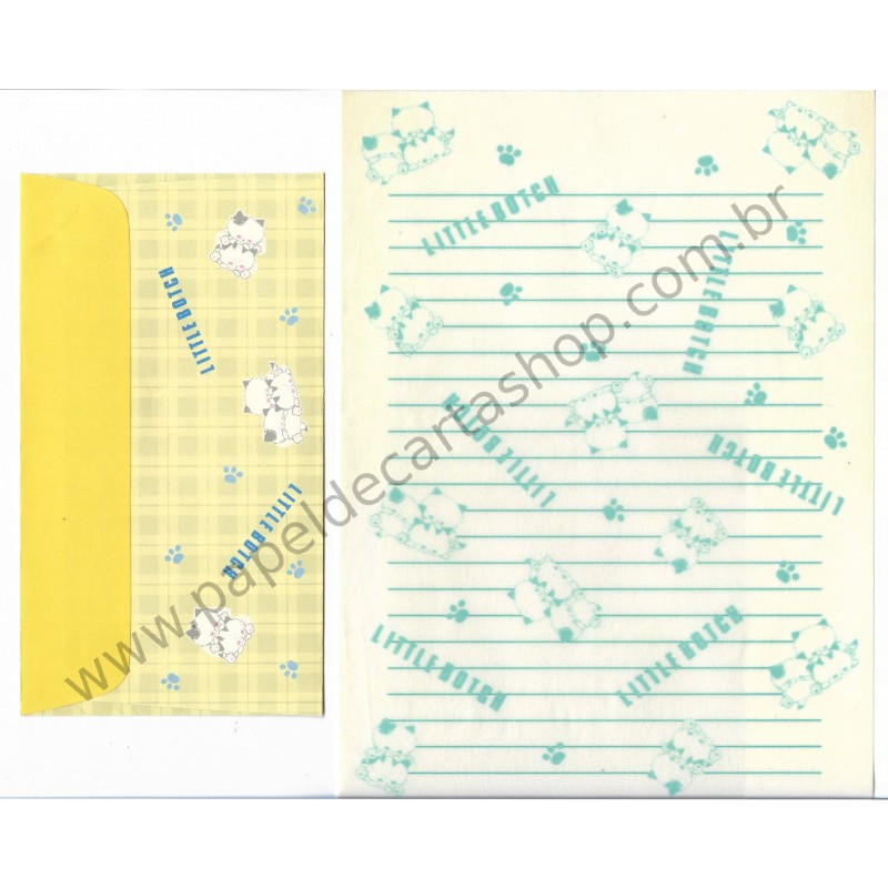 Conjunto de Papel de Carta Antigo Little Botch Japan