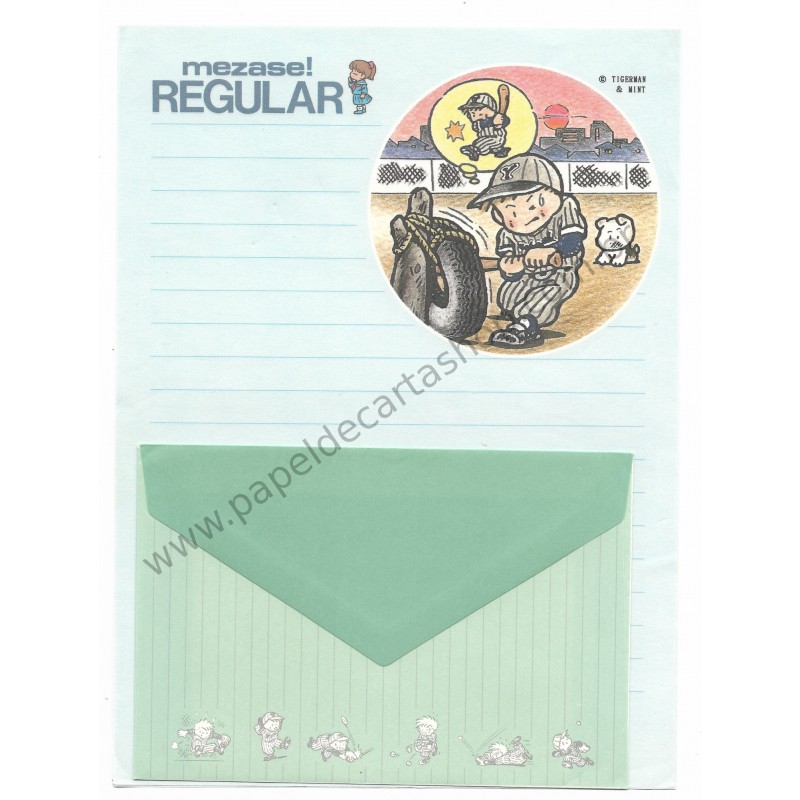 Conjunto de Papel de Carta Antigo (Vintage) Mezase Regular CAZ