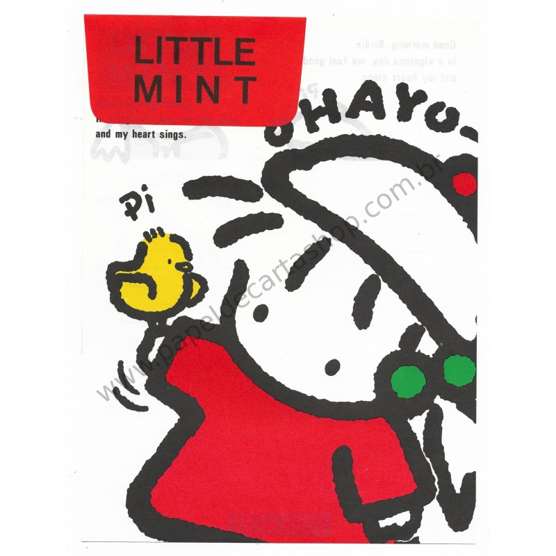 Conjunto de Papel de Carta Antigo (Vintage) Little Mint Yukari