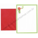 Conjunto de Papel de Carta Antigo Importado Muffin Charmers Hallmark