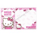 Ano 2010. Kit 4 Conjuntos de Papéis de Carta Hello Kitty - Sanrio