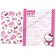 Ano 2010. Kit 4 Conjuntos de Papéis de Carta Hello Kitty - Sanrio