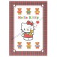 Ano 1992. Conjunto de Papel de Carta Hello Kitty & Bear Sanrio