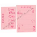 Conjunto de Papel de Carta Antigo Peanuts CPK Hallmark Japan