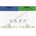 Conjunto de Papel de Carta Snoopy Dupla VAZ Antigo (Vintage) Peanuts