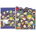 Kit 2 Conjuntos de Papel de Carta Peanuts VM & AZ Antigo (Vintage) Hallmark