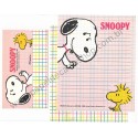 Conjunto de Papel de Carta Snoopy & Woodstock XDZ Antigo Hallmark