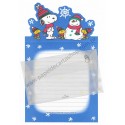 Conjunto de Papel de Carta Snoopy Turma Holliday Vintage Hmk Japan