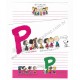 Conjunto de Papel de Carta Antigo P is for Peanuts CPK Hallmark Japan