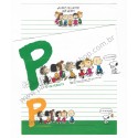 Conjunto de Papel de Carta Antigo P is for Peanuts CVD Hallmark Japan