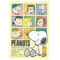 Conjunto de Papel de Carta Peanuts Yellow Vintage Hallmark Japan